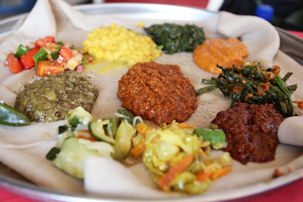 Colourful Ethio food