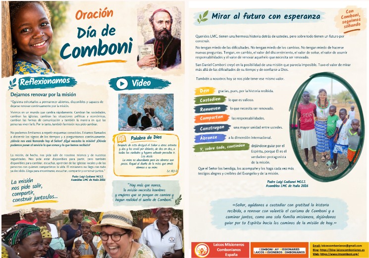 Oración Comboni